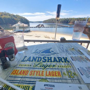 LandShark Bar & Grill - Yeah... beach house vibes.. lunch spot overlooking beach and lake.. - New American Near Me - Buford, Georgia LandShark Bar & Grill - Yeah... beach house vibes.. lunch spot overlooking beach and lake.. - New American Near Me - Buford, Georgia