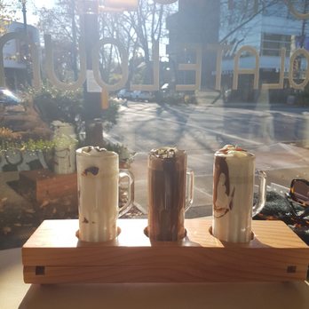 Koko Monk Chocolates - Flight of hot chocolates - Chocolatiers & Shops Near Me - Vancouver, British Columbia
