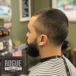 Rogue Haircut & Shave Parlour - No, we won't give you the lazy "round or square." We go above & beyond to give you a nice smooth taper.