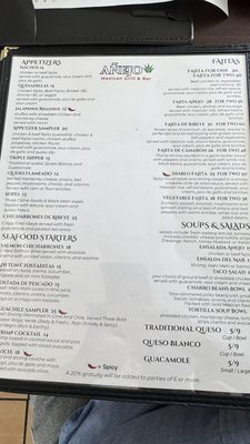 Menu photo 2 Anejo Richardson, TX Menu photo 2 Anejo Richardson, TX