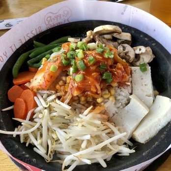 Pepper Lunch - Tofu and Veggie Kimchi Pepper Rice - Teppanyaki Near Me - Irvine, California