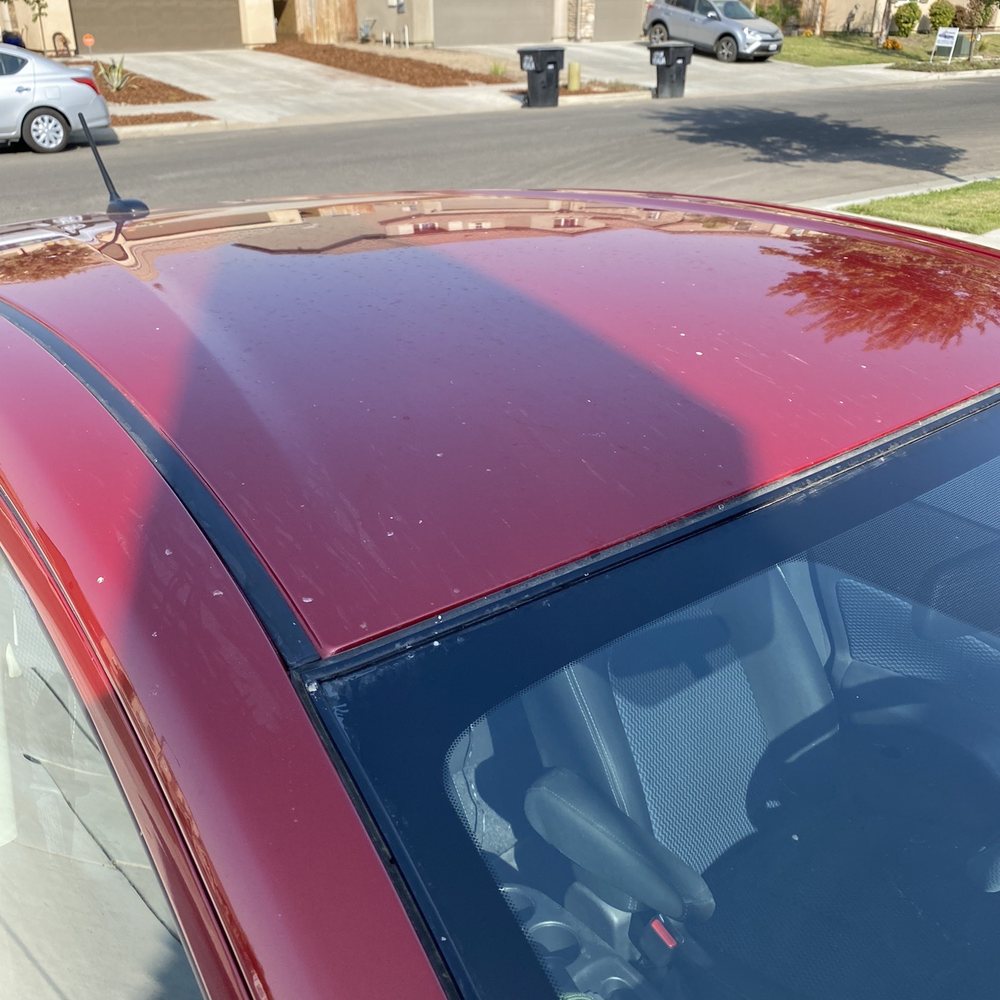 Surf Thru Express Car Wash - Leftover dirt on top of my car. Should've been taken off by the guys at the start of the wash, but it wasn't. - Car Wash Near Me - Visalia, California Surf Thru Express Car Wash - Leftover dirt on top of my car. Should've been taken off by the guys at the start of the wash, but it wasn't. - Car Wash Near Me - Visalia, California