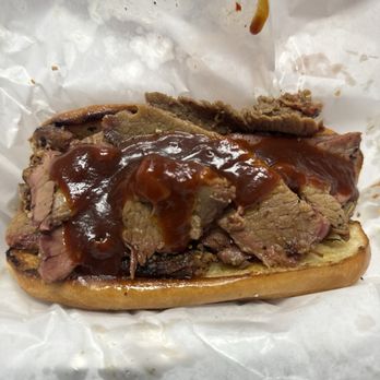 It's In The Sauce BBQ - Cali Tex sandwich was amazing the tri tip & brisket combo smack - Barbeque Near Me - Oxnard, California It's In The Sauce BBQ - Cali Tex sandwich was amazing the tri tip & brisket combo smack - Barbeque Near Me - Oxnard, California