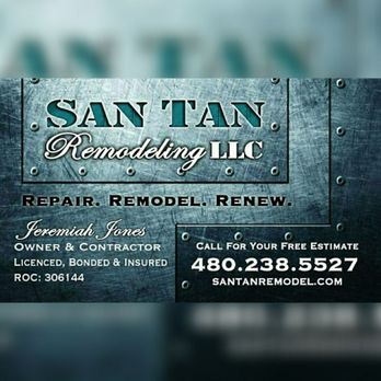 San Tan Remodeling - business card - General Contractors Near Me San Tan Remodeling - business card - General Contractors Near Me