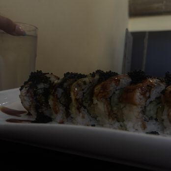 Toyo Sushi - Large Dragon Roll - Japanese Near Me - Stockton, California Toyo Sushi - Large Dragon Roll - Japanese Near Me - Stockton, California