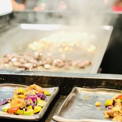 Dozo Sushi & Teppanyaki - Hibachi! Chicken, beef and shrimp