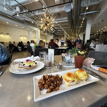 SweetDiner - Eggs Classic Egg Benedict, Buttermilk Pancakes, - Diners Near Me - Milwaukee, Wisconsin