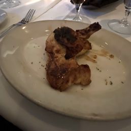 Roasted chicken entree, very sad. Roasted chicken entree, very sad.