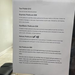 Wonder Nails - Menu- pedi descriptions