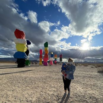 Seven Magic Mountains - Public Art Near Me - Las Vegas, Nevada Seven Magic Mountains - Public Art Near Me - Las Vegas, Nevada