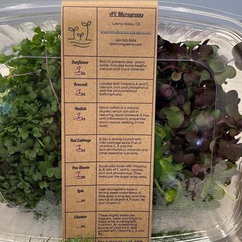 Valencia FivePoint Farmers Market - Micro greens variety - Farmers Market Near Me - Valencia, California