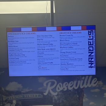 Handel's Ice Cream - Menu - Ice Cream & Frozen Yogurt Near Me - Roseville, California