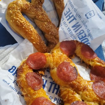 Auntie Anne's - Pepperoni jalapeno and almond. - Fast Food Near Me - Modesto, California