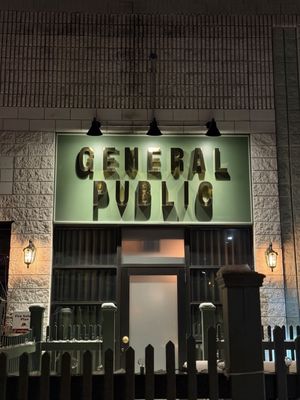 General Public Restaurant by null