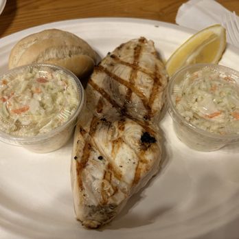 Al's Seafood - Grilled Swordfish, and Slaw - Seafood Near Me - North Hampton, New Hampshire