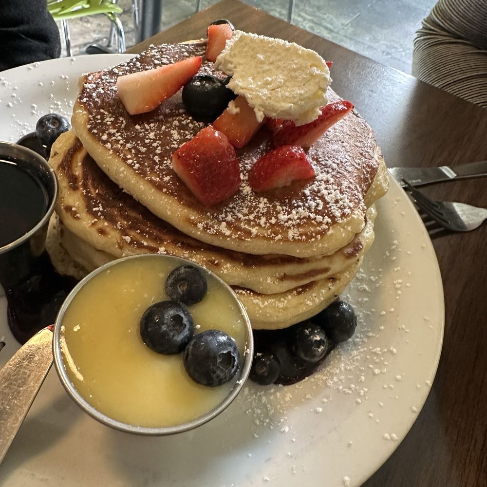 The Shop - Buttermilk pancakes doughy yum - Breakfast & Brunch Near Me - Albuquerque, New Mexico The Shop - Buttermilk pancakes doughy yum - Breakfast & Brunch Near Me - Albuquerque, New Mexico