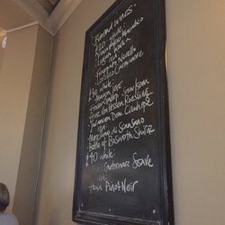 The Ginger Pig - Specials, steak and wine! We ordered a 650g sirloin in bone.