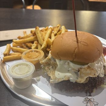 Matt’s Burger Lab - Mushroom and egg burger - Burgers Near Me - Toronto, Ontario