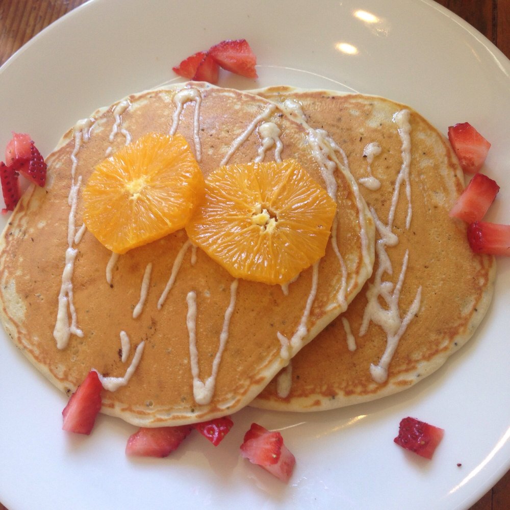 Element - Poppyseed lemon flapjacks - New American Near Me - Sutter Creek, California Element - Poppyseed lemon flapjacks - New American Near Me - Sutter Creek, California