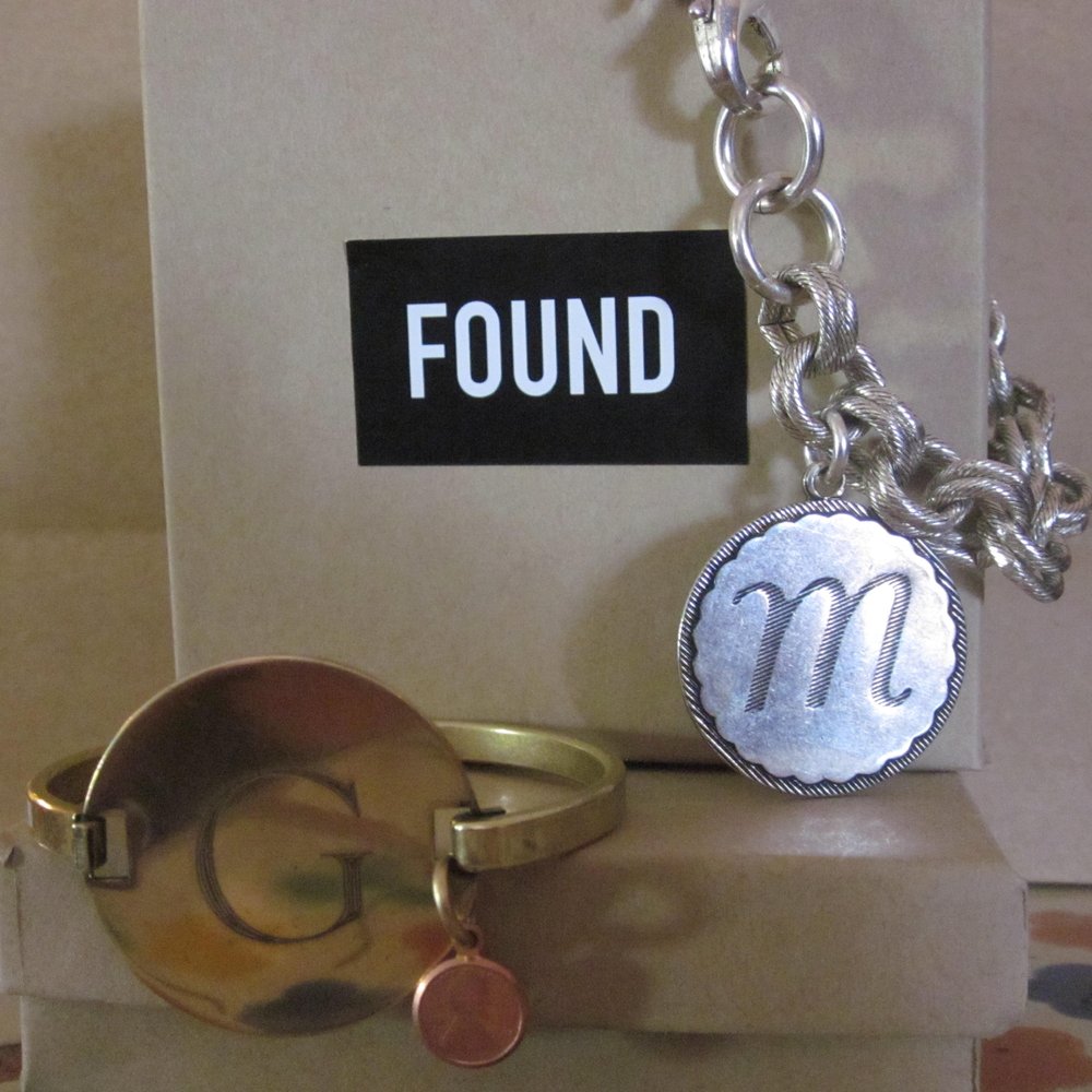 Monogram Charms and bracelets-very unique if you are looking for something special.
