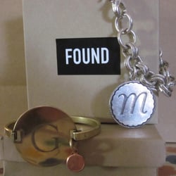 Found Home & Design - Monogram Charms and bracelets-very unique if you are looking for something special.