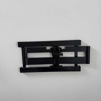 Mr Handy Has Golden Hands - Installing a TV wall mount and a large 57 inch TV. Everything is installed! The client is happy and I am glad! - Handyman Near Me Mr Handy Has Golden Hands - Installing a TV wall mount and a large 57 inch TV. Everything is installed! The client is happy and I am glad! - Handyman Near Me