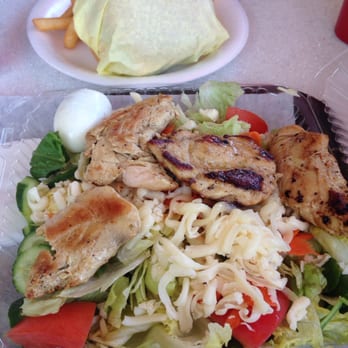 Arry's Burgers - Chicken breast salad & a junior cheeseburger ... - Burgers Near Me - Montebello, California Arry's Burgers - Chicken breast salad & a junior cheeseburger ... - Burgers Near Me - Montebello, California