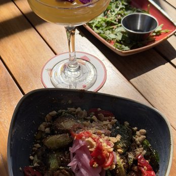 American Social - Bar & Kitchen - Orlando - Maui mimosas and Fried Brussels Sprouts - Sports Bars Near Me - Orlando, Florida American Social - Bar & Kitchen - Orlando - Maui mimosas and Fried Brussels Sprouts - Sports Bars Near Me - Orlando, Florida