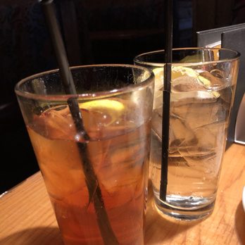 Black Angus Steakhouse - A glass of Ice Tea and water. - Steakhouses Near Me - Lancaster, California Black Angus Steakhouse - A glass of Ice Tea and water. - Steakhouses Near Me - Lancaster, California