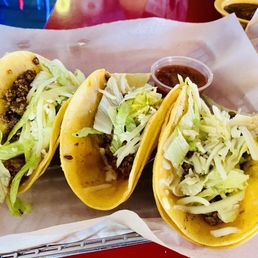 Old school beef tacos