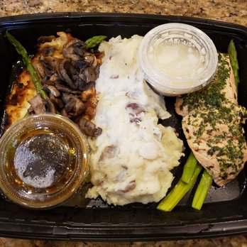 The Cheesecake Factory - Factory Combination, Chicken Madeira and Herb Crusted Salmon - American Near Me - Henderson, Nevada The Cheesecake Factory - Factory Combination, Chicken Madeira and Herb Crusted Salmon - American Near Me - Henderson, Nevada