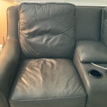 Cole's Interiors - The end of the sectional that I've sat on. I expected sone signs of wear, but this is ridiculous for a $12k+ sectional - Interior Design Near Me - Concord, California