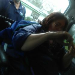 Coastal Cab - Steven Bauer loading my wife and her wheelchair in the rain, into Coastal Cab Wheelchair van. Great Work.