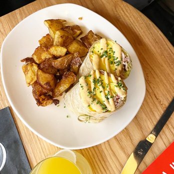 Tribute Eatery & Bar - Mojo breakfast burrito - Bars Near Me - Coralville, Iowa