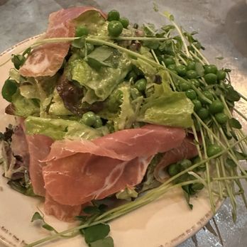 Piazza Caffe - Prosciutto and pea salad - Tuscan Near Me - Santa Fe, New Mexico