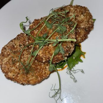 Peck & Plume - fried green tomatoes - American Near Me - Cary, North Carolina Peck & Plume - fried green tomatoes - American Near Me - Cary, North Carolina