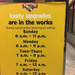 Hannaford Supermarket - Store hours