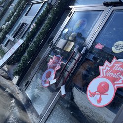 Tim Hortons - The able person access is on the exterior left, just wave your hand