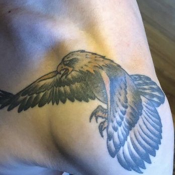 Spiral Tattoo - Golden Eagle by Mike Aul - Tattoo Near Me - Ann Arbor, Michigan