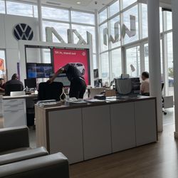 Volkswagen of Billings - Very open office area