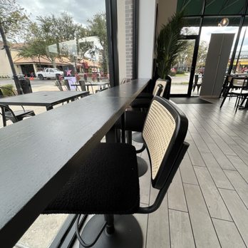 Gregorys Coffee - Chair appreciation- cute + comfy. We love a barstool with a back - Coffee & Tea Near Me - Jacksonville, Florida