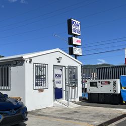 KW Generadores - Rótulo exterior y entrada