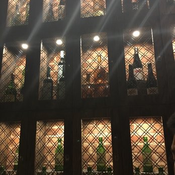 Osamil - Bottles of alcohol all locked up - Korean Near Me - New York, New York