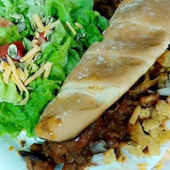 Rusty Swine - Brisket Chili Dawg - Barbeque Near Me Rusty Swine - Brisket Chili Dawg - Barbeque Near Me
