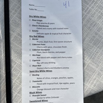 Bella Vista Winery - Wine list - Wineries Near Me - Webberville, Michigan