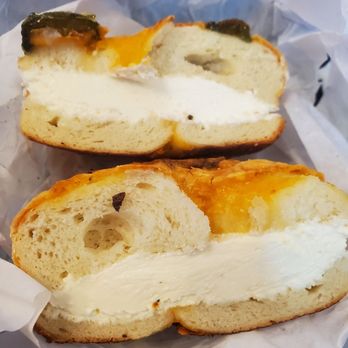 Westman's Bagel and Coffee - Jalapeño cheddar bagel - Coffee & Tea Near Me - Seattle, Washington