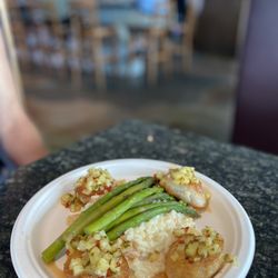 Sea Fresh Channel Islands - Grapefruit risotto and scallop