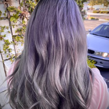 Sasha Salon - The end result. It looks like a faded look for what a pastel purple would look like not what I wanted - Hair Salons Near Me - San Carlos, California Sasha Salon - The end result. It looks like a faded look for what a pastel purple would look like not what I wanted - Hair Salons Near Me - San Carlos, California
