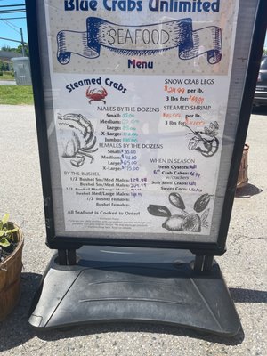 Menu photo 1 Blue Crabs Unlimited Elkridge, MD Menu photo 1 Blue Crabs Unlimited Elkridge, MD