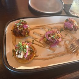 Ahi Tostadas Delicious!